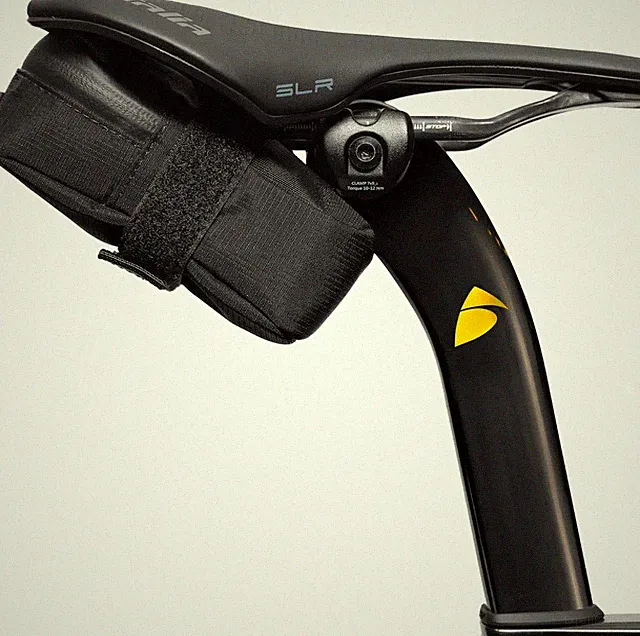 ALMSTHRE Signature Bike Saddle Bag – Midnight Black | 0.5L Bike Seat Bag (3" x 5