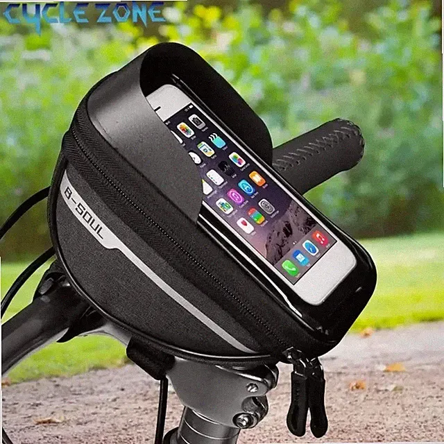 Bicycle Cycling Bike Front Top Tube Frame Bag MTB Waterproof Phone Holder Case
