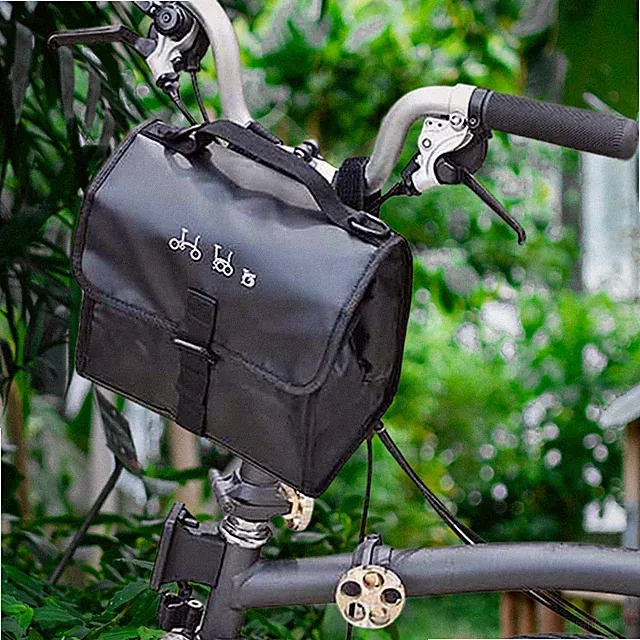 Bicycle Frame Bag Riding Front Pouch Insulated Folding Bike Handlebar Bag
