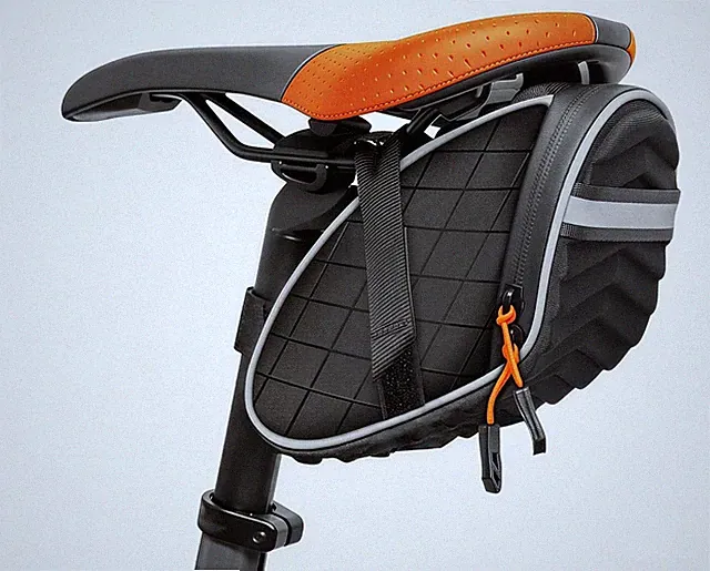 Bike Bag,Bicycle Saddle Bag,Under Seat 3D Shell Cycling Seat Bag for Mountain Ro