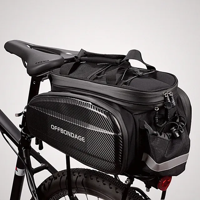 Bike Bags for Bicycles Rear Rack 20/32L Hard Shell Waterproof Bike Trunk Bag...