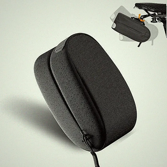 Bike Saddle Bag, Adjustable Bicycle Seat Bag, Quick-release Tail Bag Cycling...