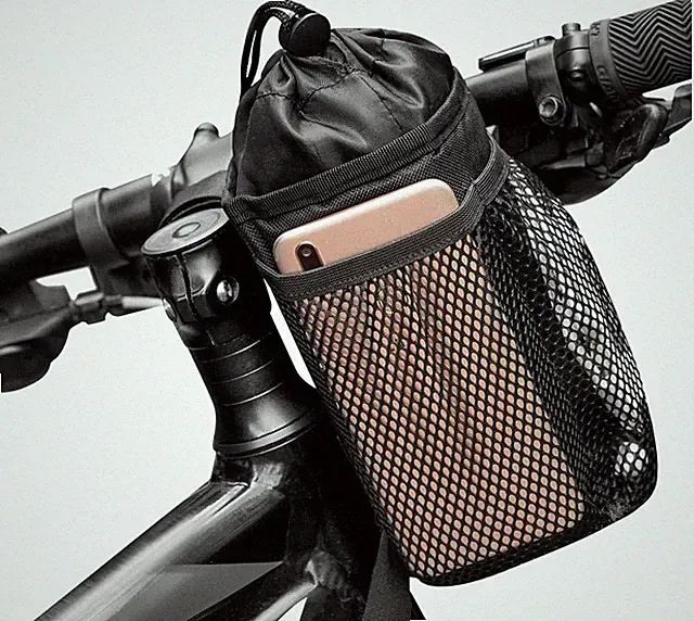 Bike Water Bottle Holder Bag for Kid Adult, Insulated Bicycle Coffee Cup Hold...