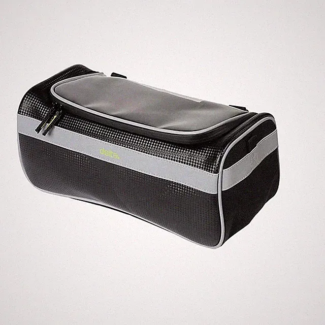 Delta Hybrid Handlebar/Trunk Pack Handlebar Bag - 6.75L Black/Silver
