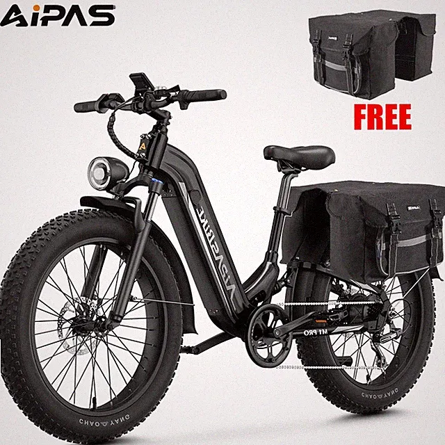 Electric Bike E-Bike 1800W 48V 17.5AH Adult Bicycles 26" Fat Tire Mountain Ebike