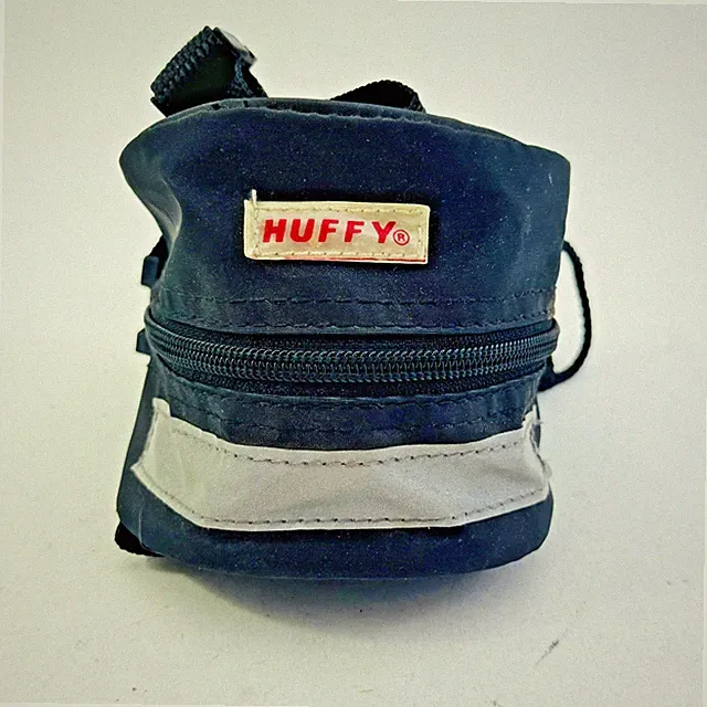 Huffy Saddle Seat Bag Small Black Under Seat Bike Cycling Reflective MTB A99