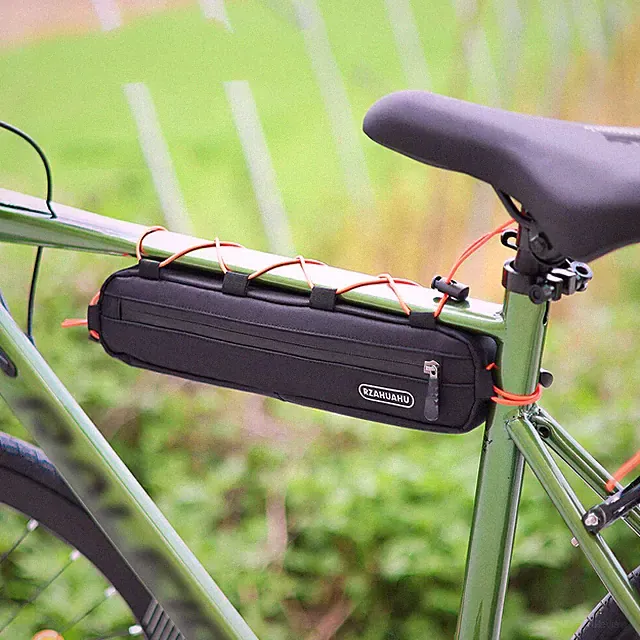 MTB Road Bike Bicycle Beam Frame Mountain Tube Hanging Saddle Riding Bag Pouch