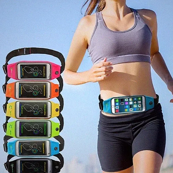 New ROCKBROS bicycle riding bag multifunctional mobile phone waist Bag 6" D22-1