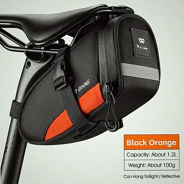 Portable Bicycle Rear Bag Reflective Bag Ultralight Waterproof Bike Accessories