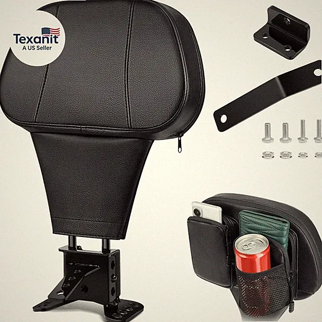 Rider Driver Backrest, Adjustable Rider Driver Backrest with Storage Bag Fit for