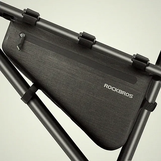 ROCKBROS 4L Bike Bicycle Frame Bag Waterproof Bikepacking Bike Bag Triangle F...