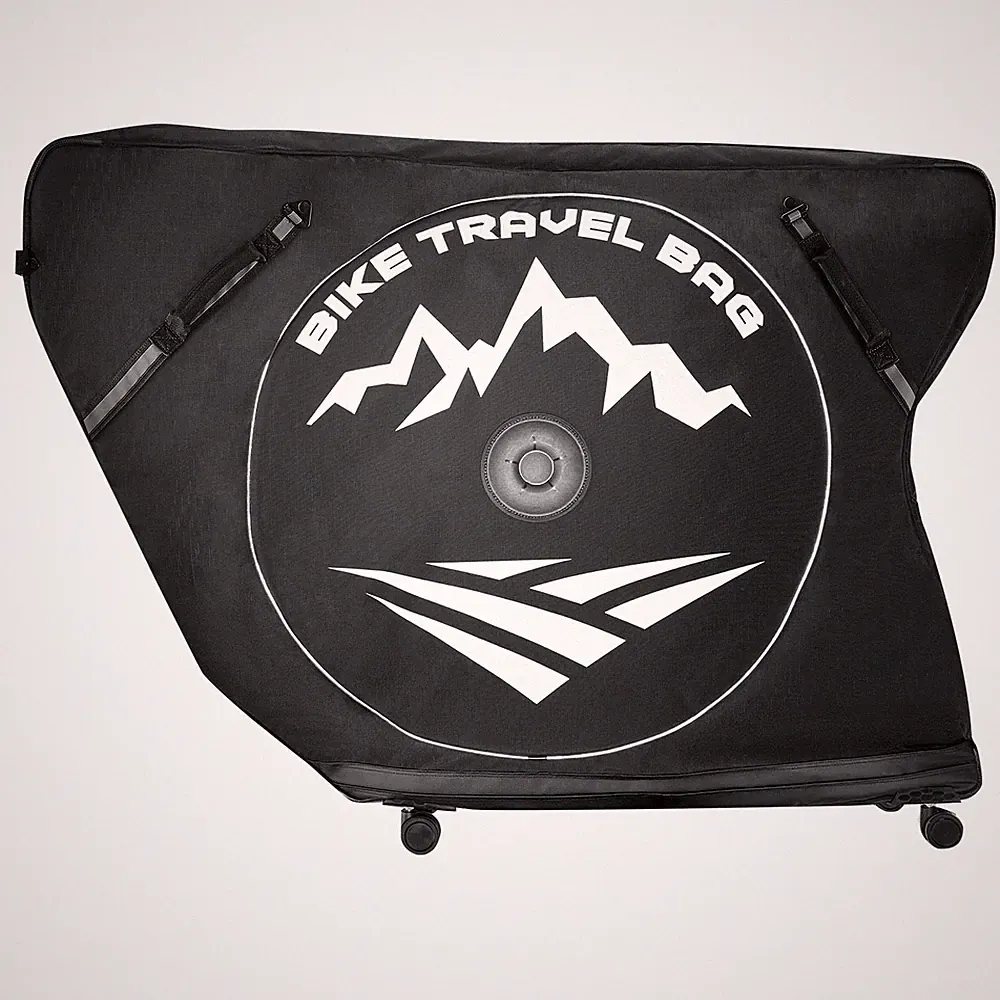 Triathlon Bike Travel Bag,Transport Bicycle Storage Carry Bag w/TSA Lock & Dual