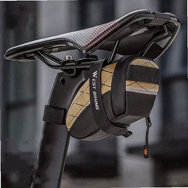 WEST BIKING Bicycle Mountain Bike Road Tool Mini Portable Tail Saddle Bag Pouch